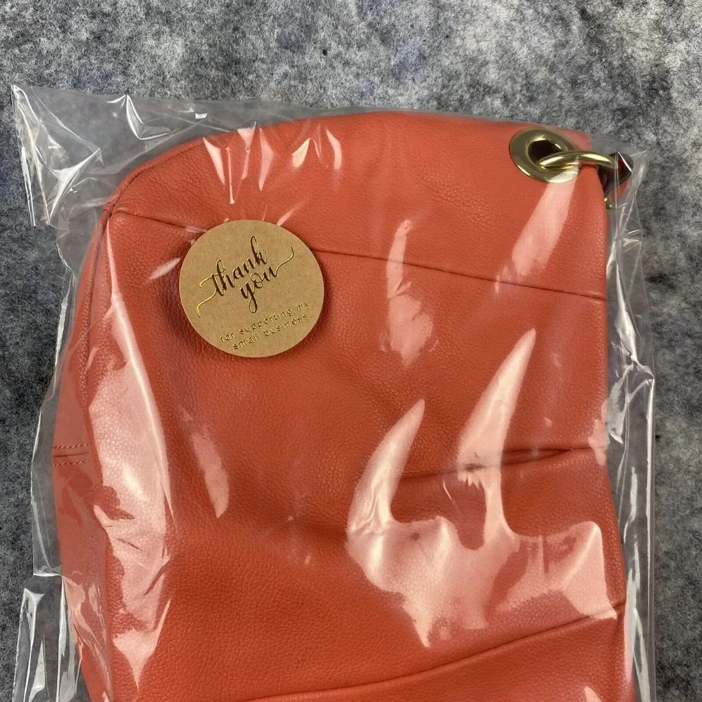 Vince Camuto Crossbody Handbag Burnt Orange Suede Tassel Genuine‎ Leather